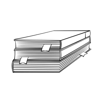 Book Symbol illustration on white background vector