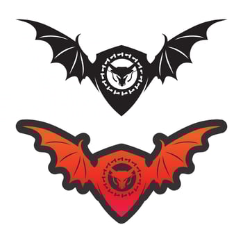 Dragon vector icon illustration