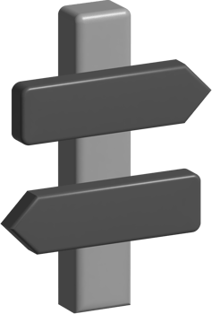 3d icon of road sign png