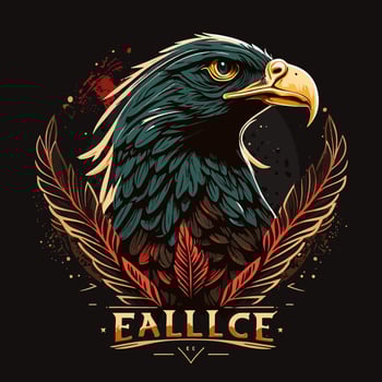 Eagle Head Eagle Logo Symbol - Gaming Logo Elegant Element for Brand - Eagle Abstract Symbols vector