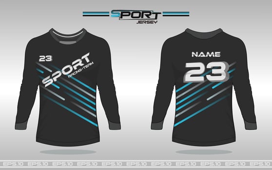 shirt template, racing jersey design, soccer jersey vector