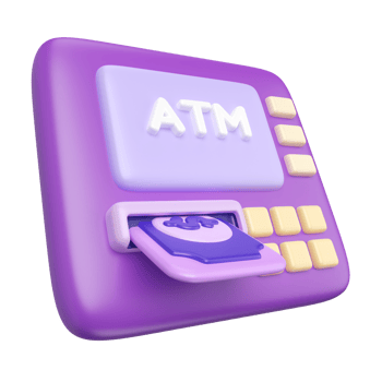 ATM 3D Illustration Icon png
