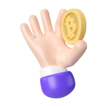 Bitcoin 3D Illustration Icon png