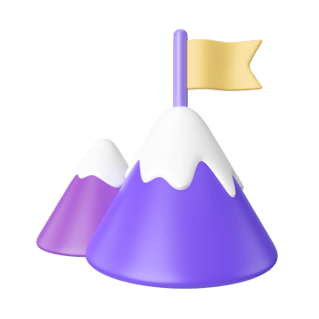Mission 3D Illustration Icon png