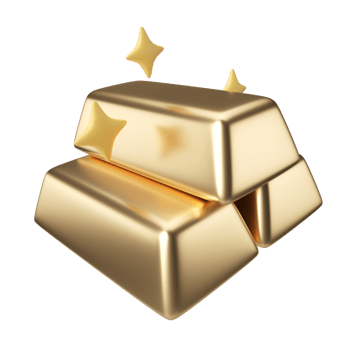 Gold 3D Illustration Icon png