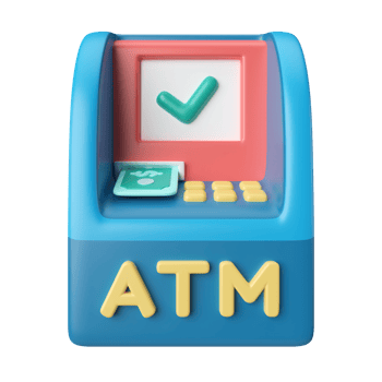 ATM 3D Illustration Icon png