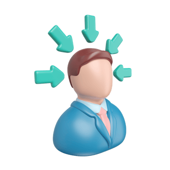 Concentration 3D Illustration Icon png