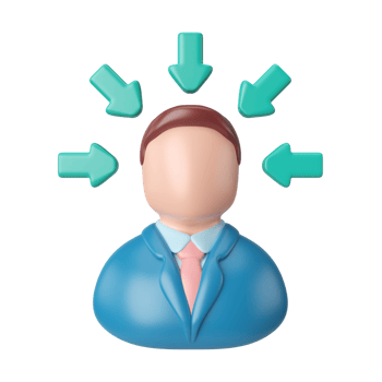 Concentration 3D Illustration Icon png