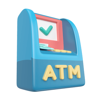 ATM 3D Illustration Icon png