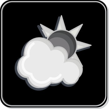 Icon Day Time. related to Environment symbol. Glossy Style. simple illustration. conservation. earth. clean vector