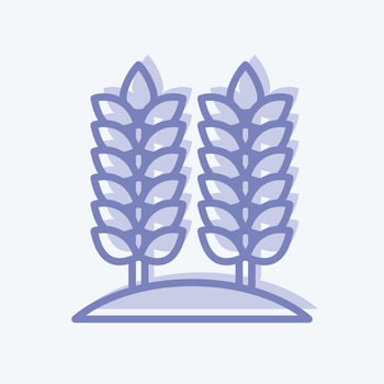 Icon Agriculture. related to Environment symbol. two tone style. simple illustration. conservation. earth. clean vector