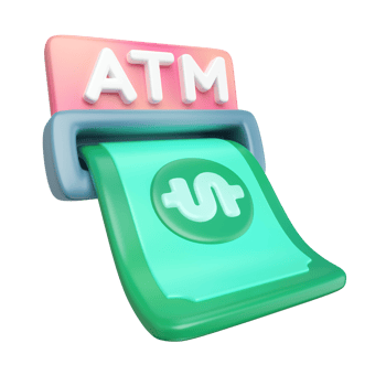 ATM 3D Illustration Icon png
