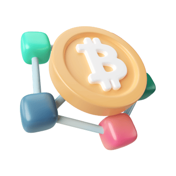 Bitcoin 3D Illustration Icon png