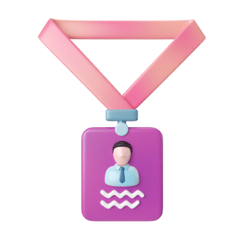 Lanyard 3D Illustration Icon png