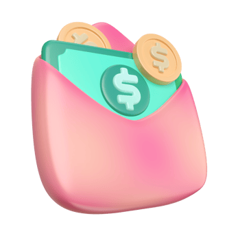Salary 3D Illustration Icon png