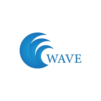 Water wave Logo vector