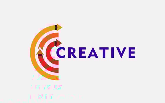 monogram letter c for creative logo design vector
