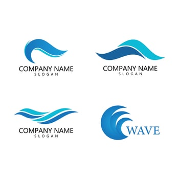 Water wave Logo vector