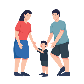 Happy family. family with children together png