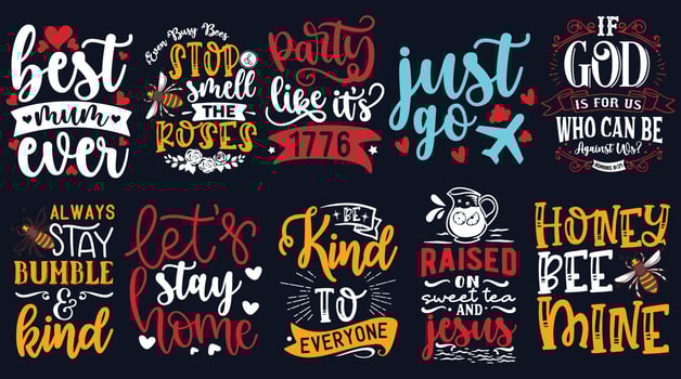 Svg Quotes Bundle vector