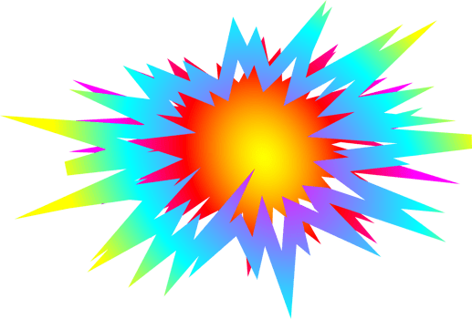 Star bubble speech pop art comic colorful decorative cartoon drawing frame background design illustration png