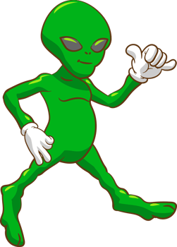 Alien png graphic clipart design