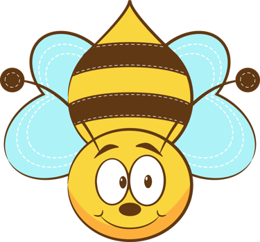 Bee png graphic clipart design