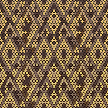 Snake skin Texture Seamless Pattern vector