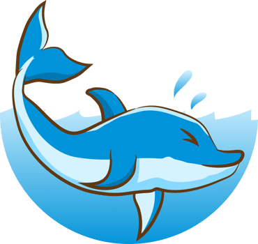 Dolphin png graphic clipart design
