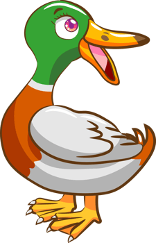 Duck png graphic clipart design
