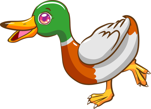 Duck png graphic clipart design
