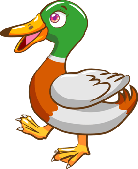 Duck png graphic clipart design