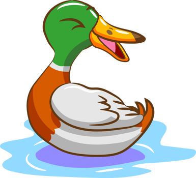 Duck png graphic clipart design