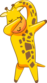 Giraffe png graphic clipart design