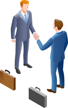 Businessman handshake symbol png