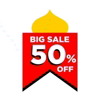 Big Sale Ramadan banner illustration vector