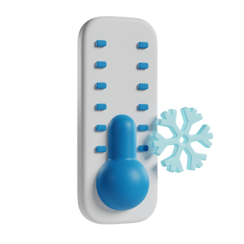 thermometer cold 3d icon png