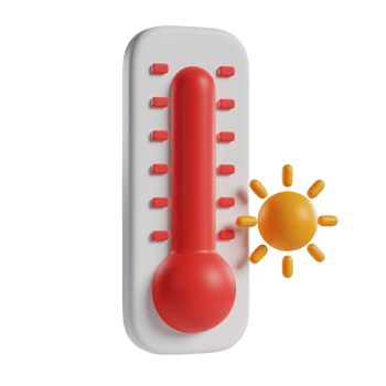 thermometer hot 3d icon png