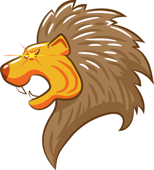 Lion png graphic clipart design