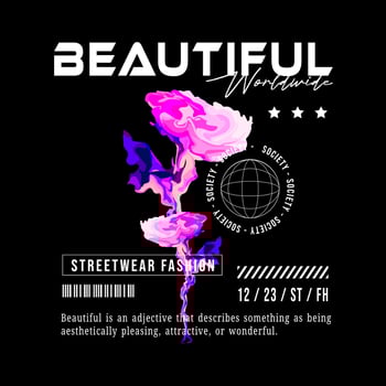 Streetwear Graphic Design Motif. Art Typography, Graffiti Art, Urban Style. For T-shirt Screen Printing Designs, Stickers or Jackets and More. vector