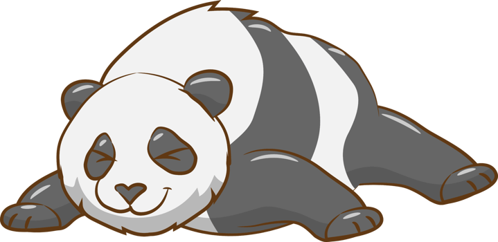 Panda png graphic clipart design