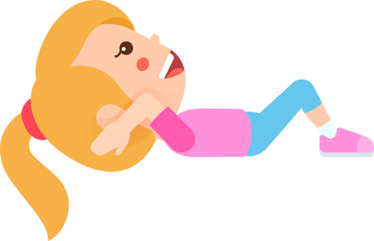 Children fitness exercise png