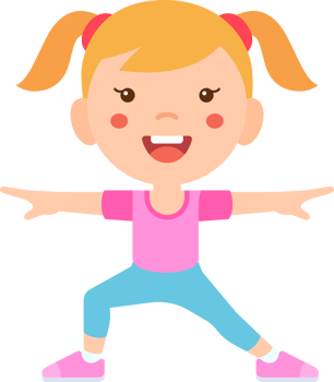 Children fitness exercise png