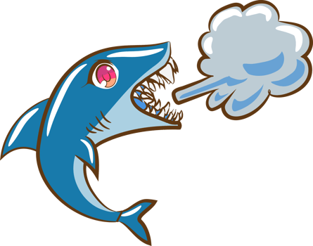 Shark png graphic clipart design