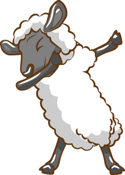 Sheep png graphic clipart design