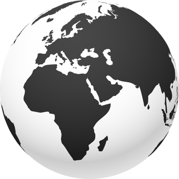 World globe earth map png
