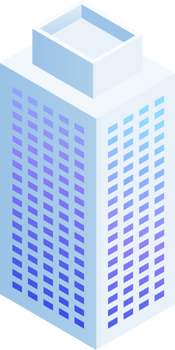 Buildings isometric illustrations png
