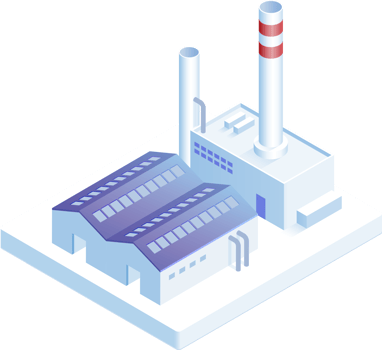Factories isometric symbol png