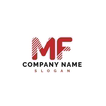 MF Letter Logo Design. MF letter logo Vector Illustration - Vector