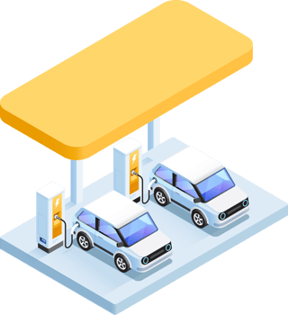 Electric vehicle charging station png